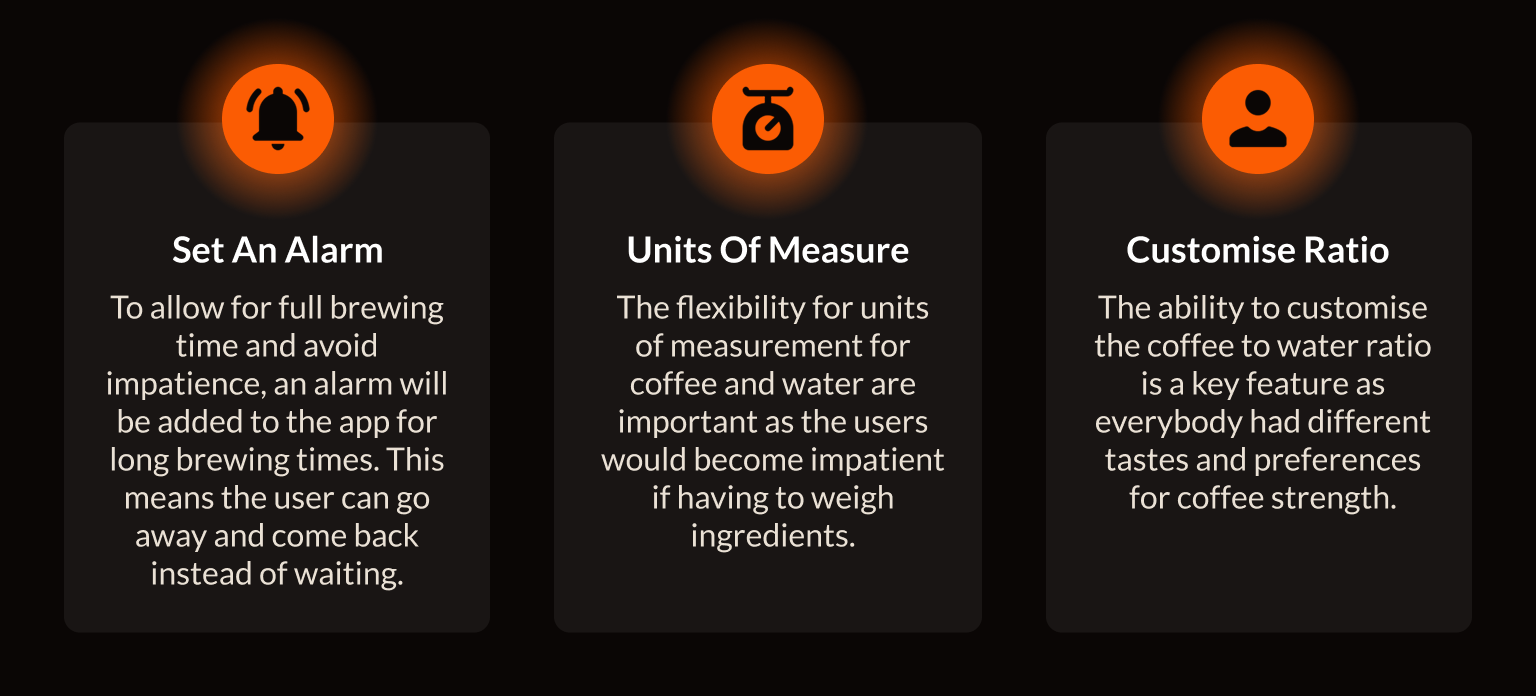 Defining the experience and feature set